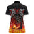 Scotland Up Helly Aa Women Polo Shirt Drakkar Viking Longship Burning The Return of The Light - Wonder Print Shop