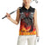 Scotland Up Helly Aa Women Sleeveless Polo Shirt Drakkar Viking Longship Burning The Return of The Light - Wonder Print Shop