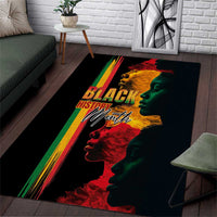 Black History Month Area Rug Black Soul - I'm Black Every Month - Wonder Print Shop