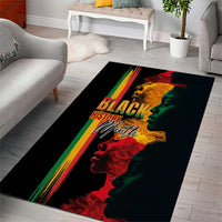 Black History Month Area Rug Black Soul - I'm Black Every Month - Wonder Print Shop