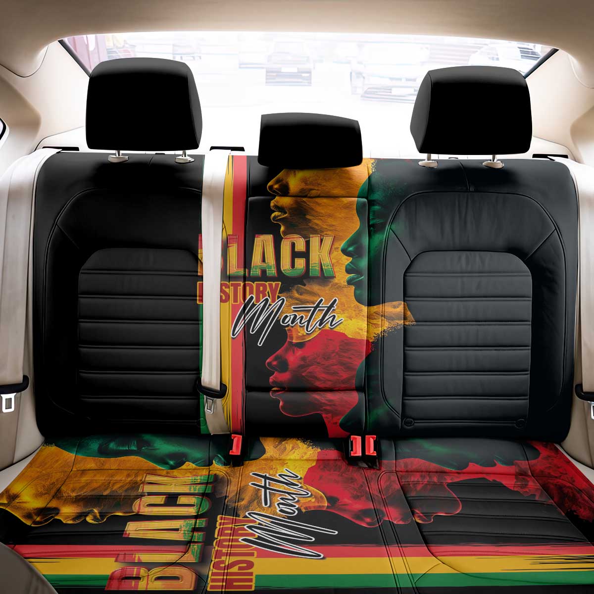 Black History Month Back Car Seat Cover Black Soul - I'm Black Every Month - Wonder Print Shop