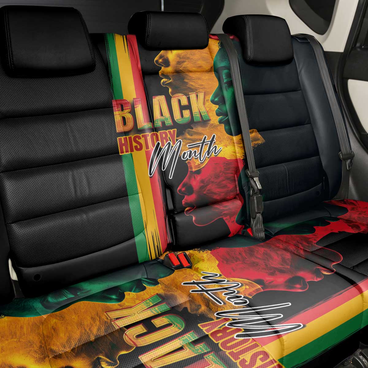 Black History Month Back Car Seat Cover Black Soul - I'm Black Every Month - Wonder Print Shop