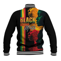 Black History Month Baseball Jacket Black Soul - I'm Black Every Month - Wonder Print Shop