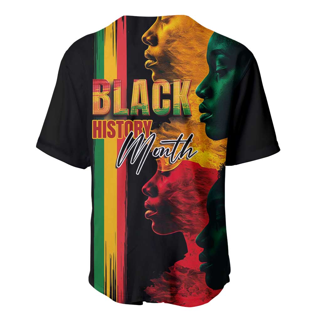 Black History Month Baseball Jersey Black Soul - I'm Black Every Month - Wonder Print Shop