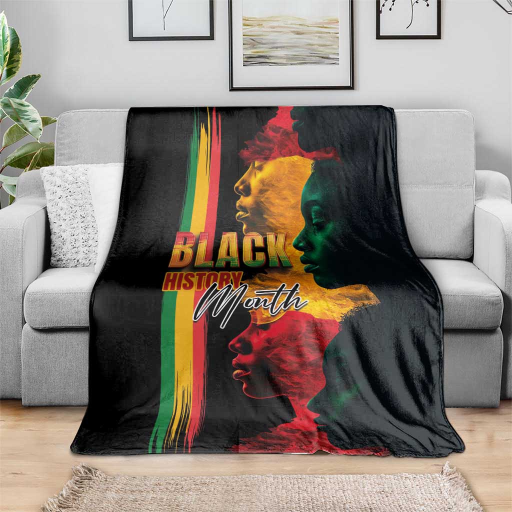 Black History Month Blanket Black Soul - I'm Black Every Month