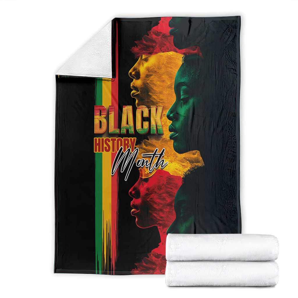 Black History Month Blanket Black Soul - I'm Black Every Month