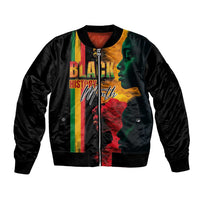Black History Month Bomber Jacket Black Soul - I'm Black Every Month - Wonder Print Shop