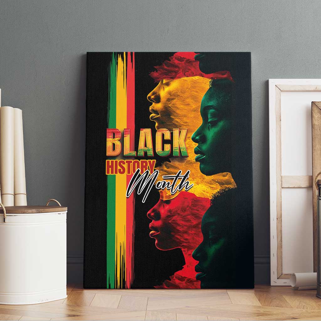 Black History Month Canvas Wall Art Black Soul - I'm Black Every Month - Wonder Print Shop