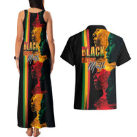 Black History Month Couples Matching Tank Maxi Dress and Hawaiian Shirt Black Soul - I'm Black Every Month - Wonder Print Shop