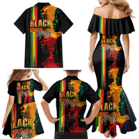 Black History Month Family Matching Mermaid Dress and Hawaiian Shirt Black Soul - I'm Black Every Month - Wonder Print Shop