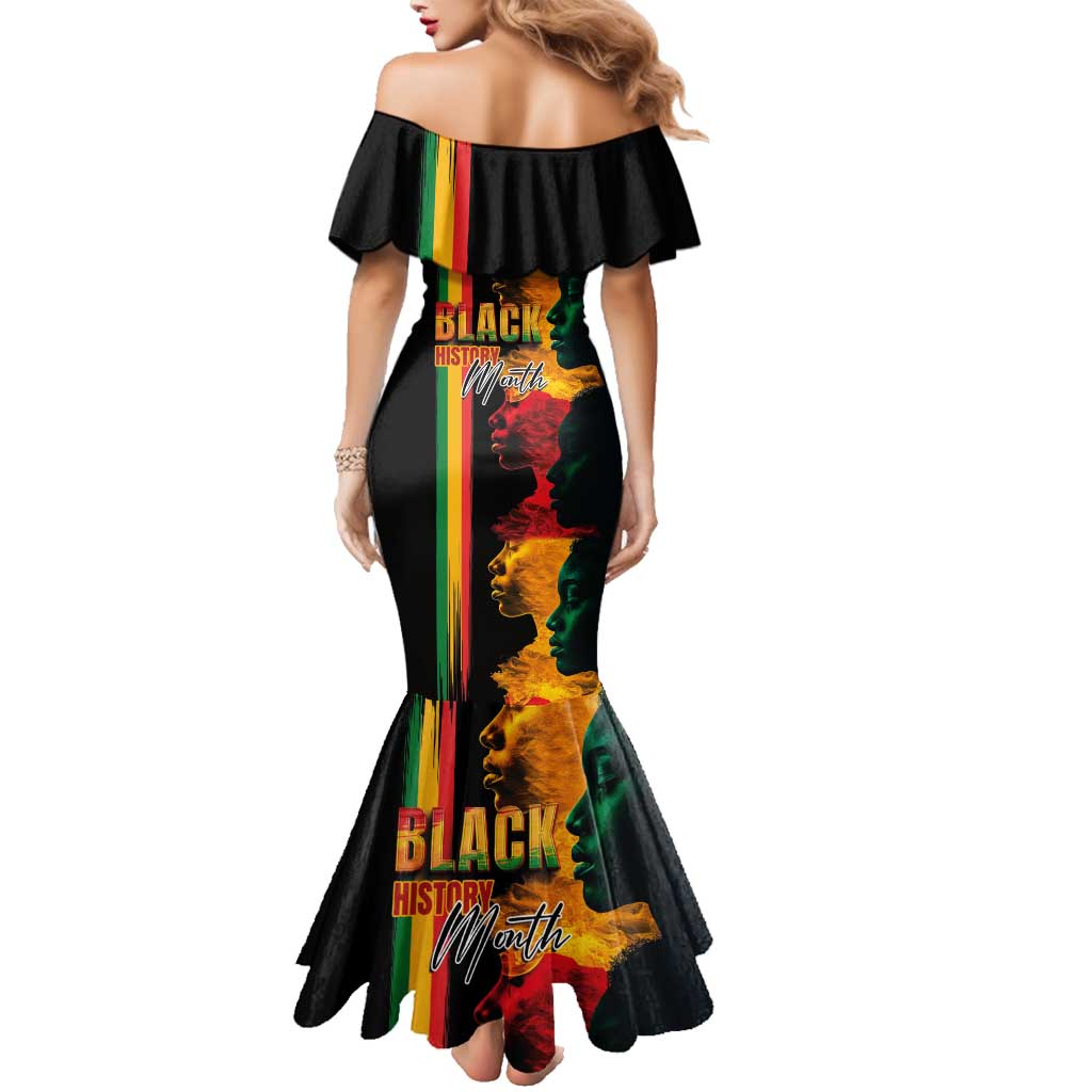 Black History Month Family Matching Mermaid Dress and Hawaiian Shirt Black Soul - I'm Black Every Month - Wonder Print Shop