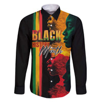 Black History Month Family Matching Off The Shoulder Long Sleeve Dress and Hawaiian Shirt Black Soul - I'm Black Every Month - Wonder Print Shop