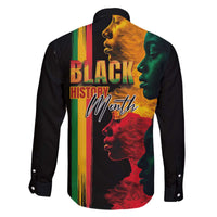 Black History Month Family Matching Off The Shoulder Long Sleeve Dress and Hawaiian Shirt Black Soul - I'm Black Every Month - Wonder Print Shop
