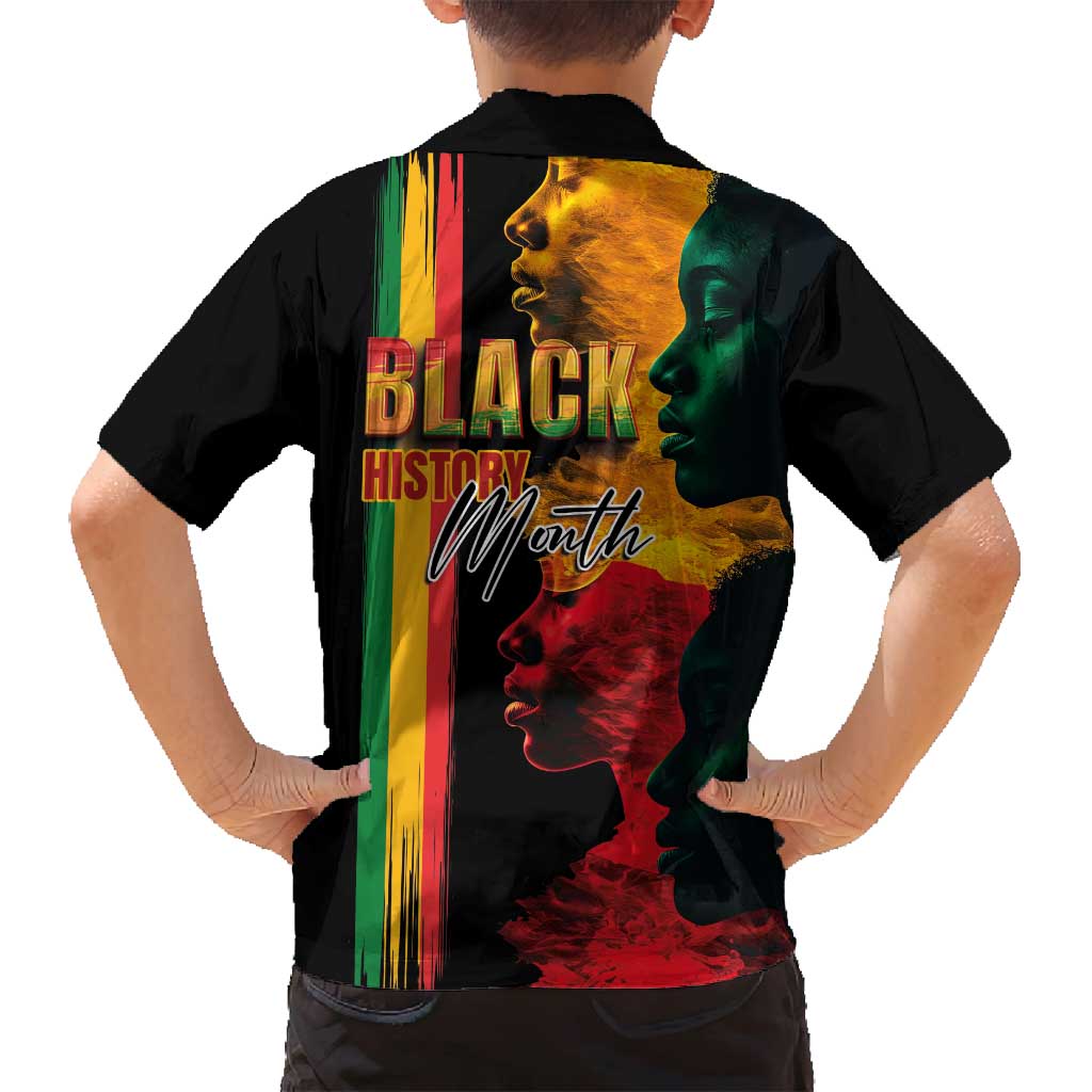Black History Month Family Matching Off Shoulder Maxi Dress and Hawaiian Shirt Black Soul - I'm Black Every Month - Wonder Print Shop
