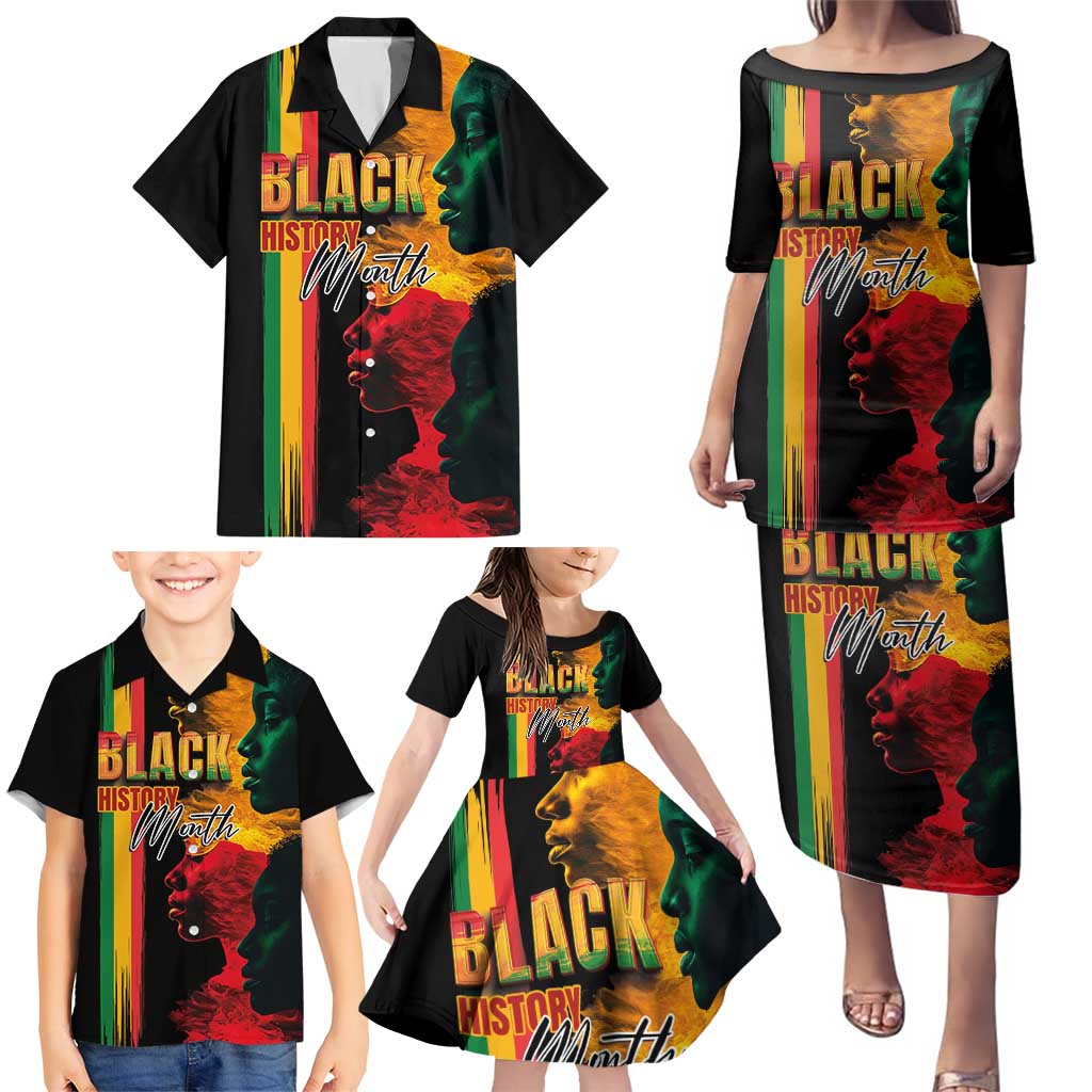 Black History Month Family Matching Puletasi and Hawaiian Shirt Black Soul - I'm Black Every Month - Wonder Print Shop