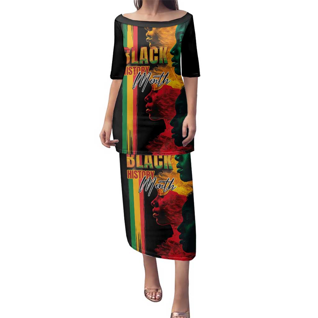 Black History Month Family Matching Puletasi and Hawaiian Shirt Black Soul - I'm Black Every Month - Wonder Print Shop