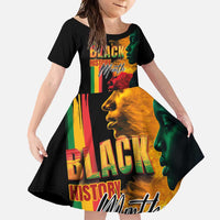 Black History Month Family Matching Summer Maxi Dress and Hawaiian Shirt Black Soul - I'm Black Every Month - Wonder Print Shop