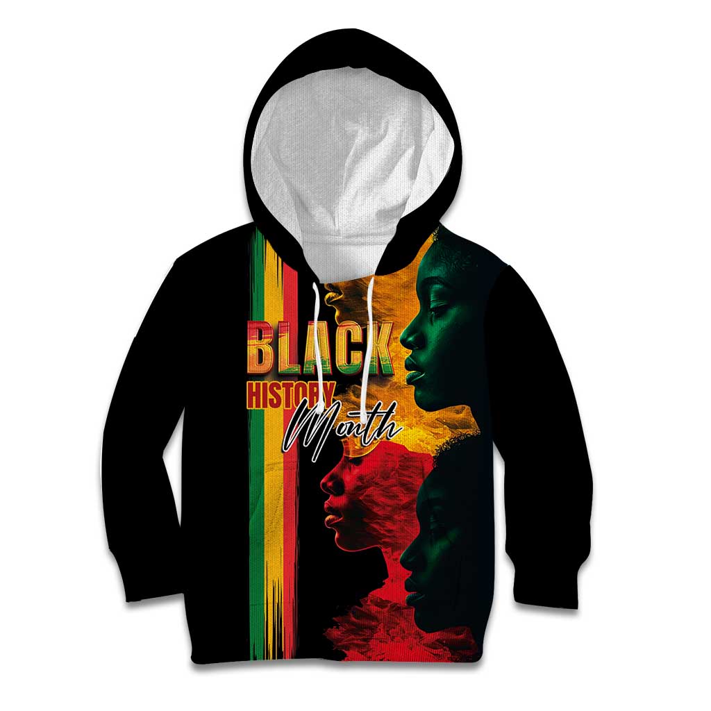 Black History Month Kid Hoodie Black Soul - I'm Black Every Month - Wonder Print Shop