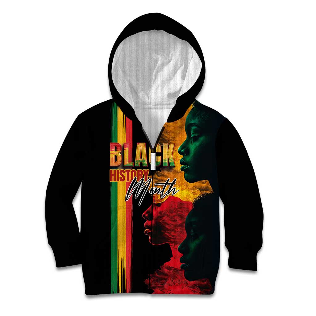 Black History Month Kid Hoodie Black Soul - I'm Black Every Month - Wonder Print Shop