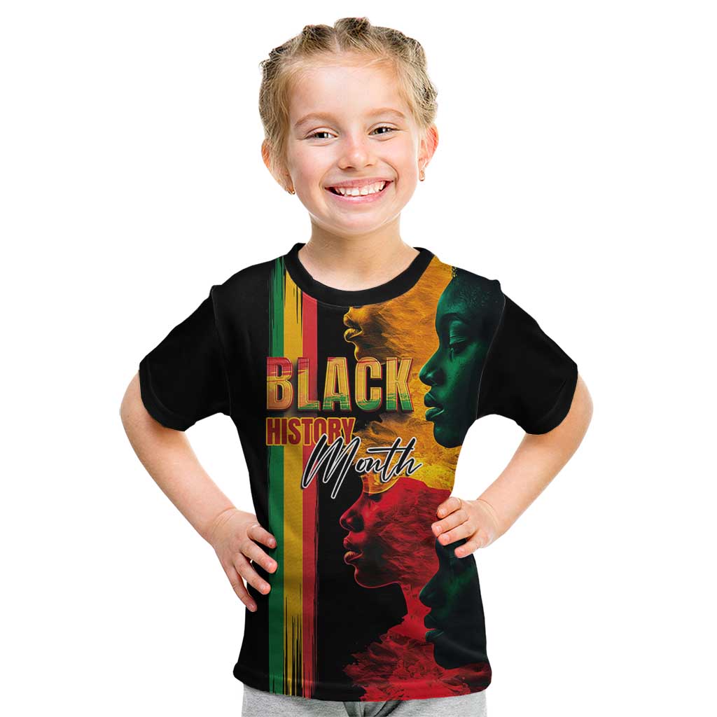 Black History Month Kid T Shirt Black Soul - I'm Black Every Month - Wonder Print Shop