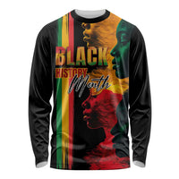 Black History Month Long Sleeve Shirt Black Soul - I'm Black Every Month - Wonder Print Shop