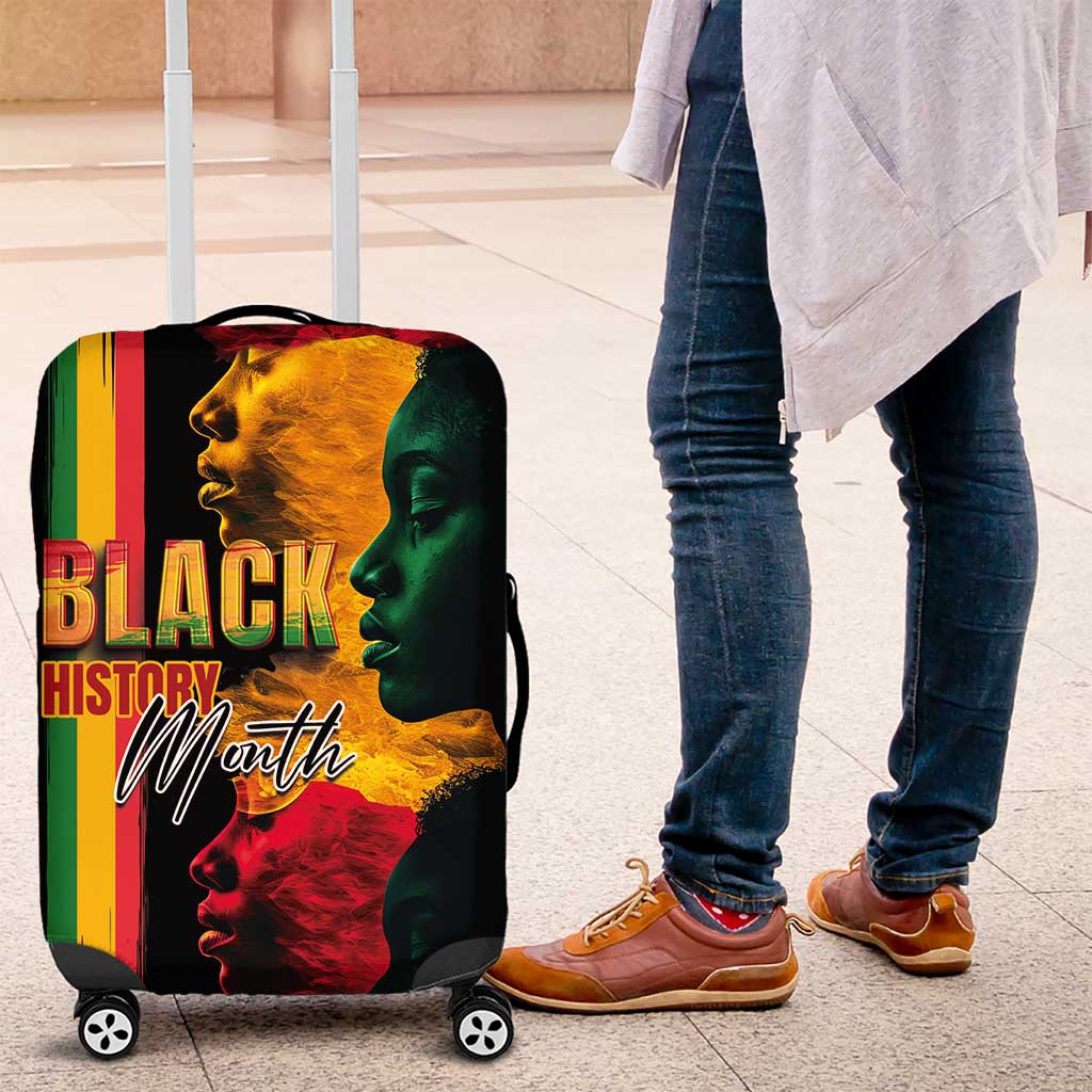 Black History Month Luggage Cover Black Soul - I'm Black Every Month - Wonder Print Shop