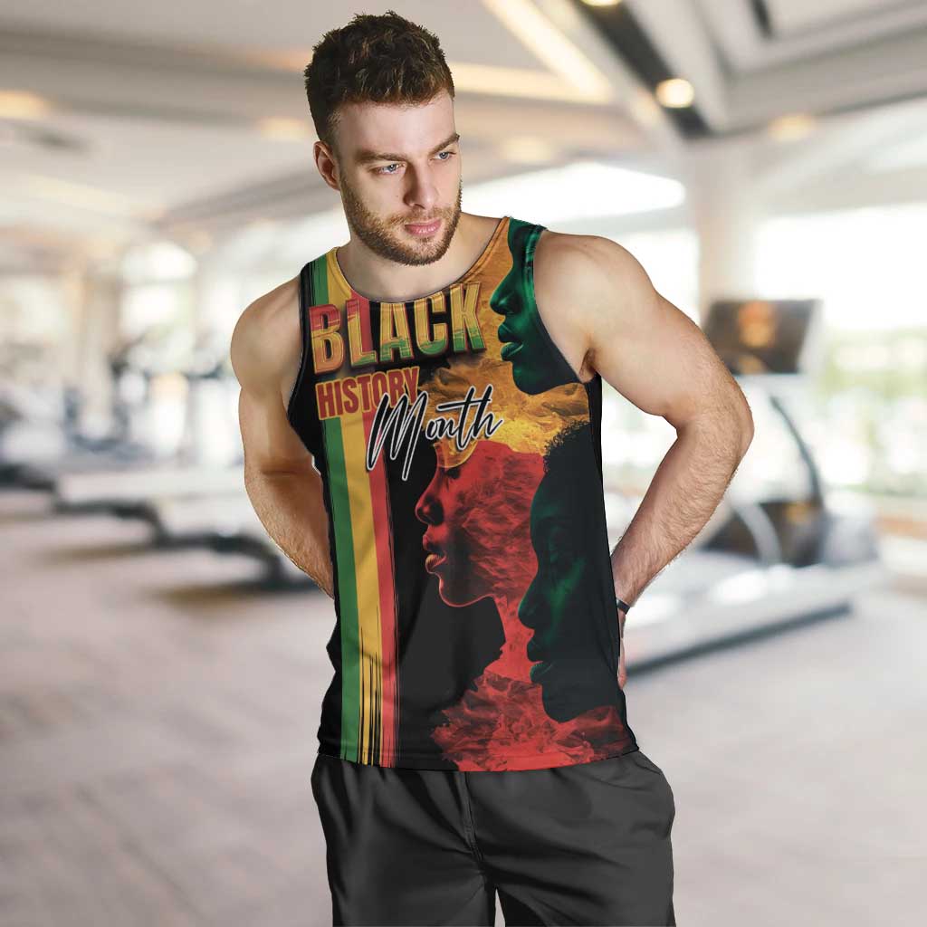 Black History Month Men Tank Top Black Soul - I'm Black Every Month - Wonder Print Shop