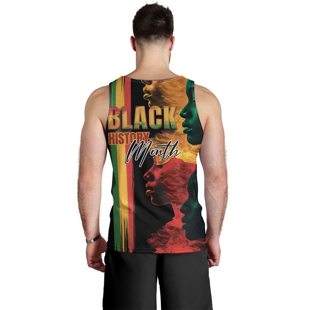 Black History Month Men Tank Top Black Soul - I'm Black Every Month - Wonder Print Shop