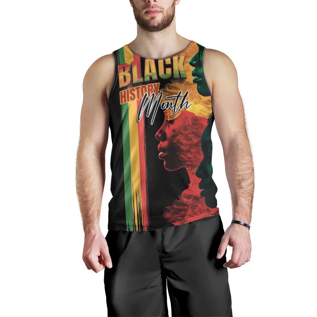 Black History Month Men Tank Top Black Soul - I'm Black Every Month - Wonder Print Shop