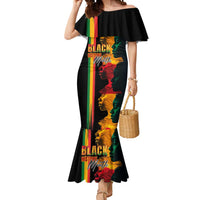 Black History Month Mermaid Dress Black Soul - I'm Black Every Month - Wonder Print Shop