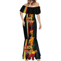 Black History Month Mermaid Dress Black Soul - I'm Black Every Month - Wonder Print Shop