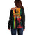 Black History Month Off Shoulder Sweater Black Soul - I'm Black Every Month - Wonder Print Shop