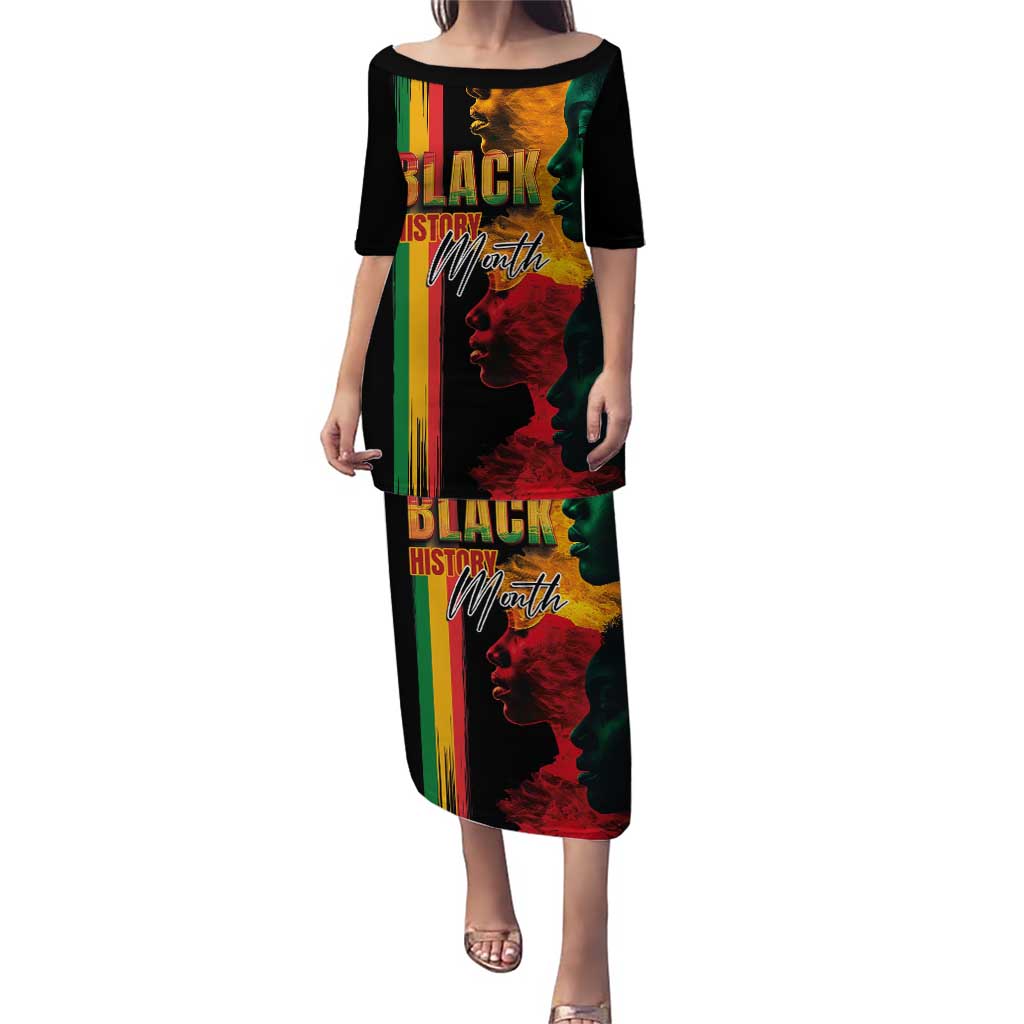 Black History Month Puletasi Black Soul - I'm Black Every Month - Wonder Print Shop