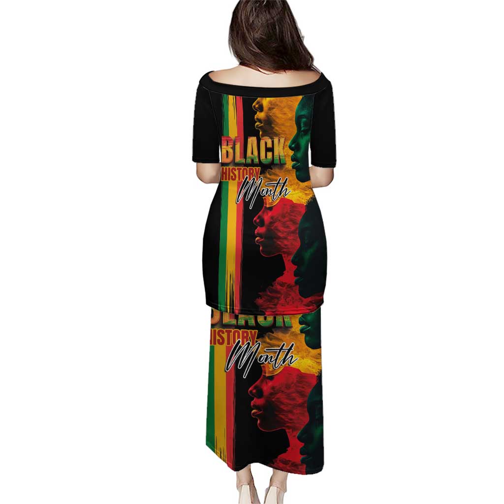 Black History Month Puletasi Black Soul - I'm Black Every Month - Wonder Print Shop