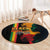 Black History Month Round Carpet Black Soul - I'm Black Every Month