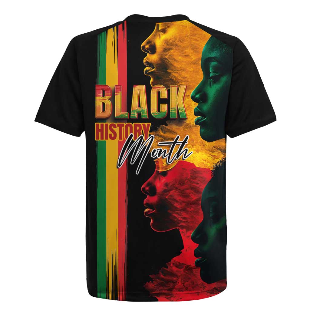 Black History Month Rugby Jersey Black Soul - I'm Black Every Month - Wonder Print Shop