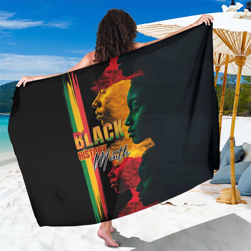 Black History Month Sarong Black Soul - I'm Black Every Month - Wonder Print Shop