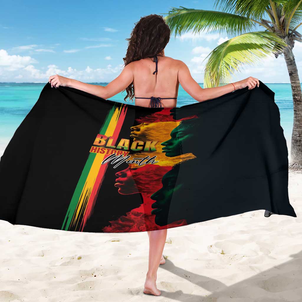 Black History Month Sarong Black Soul - I'm Black Every Month - Wonder Print Shop