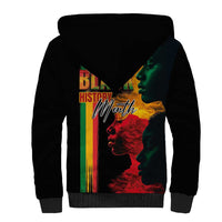 Black History Month Sherpa Hoodie Black Soul - I'm Black Every Month - Wonder Print Shop