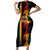 Black History Month Short Sleeve Bodycon Dress Black Soul - I'm Black Every Month - Wonder Print Shop