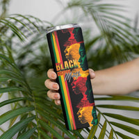 Black History Month Skinny Tumbler Black Soul - I'm Black Every Month - Wonder Print Shop
