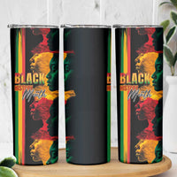 Black History Month Skinny Tumbler Black Soul - I'm Black Every Month - Wonder Print Shop