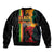 Black History Month Sleeve Zip Bomber Jacket Black Soul - I'm Black Every Month - Wonder Print Shop