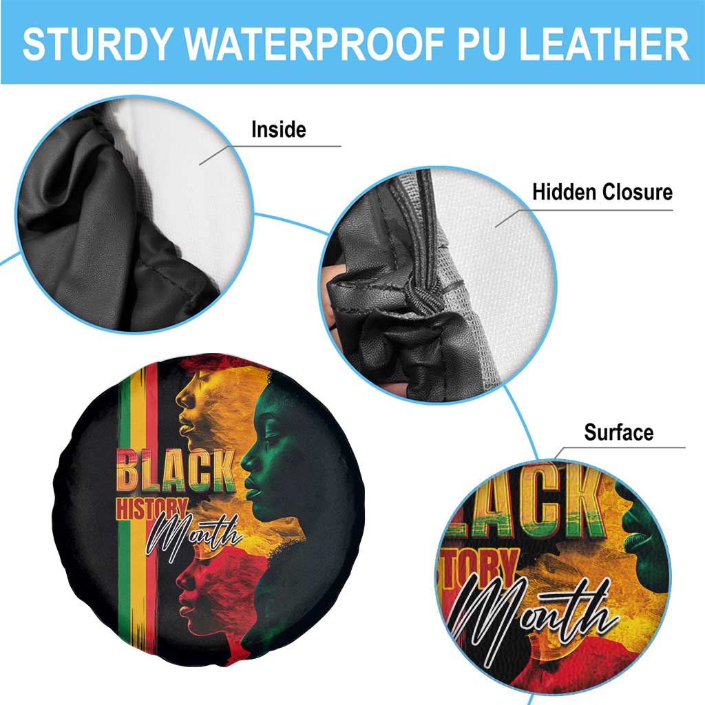 Black History Month Spare Tire Cover Black Soul - I'm Black Every Month - Wonder Print Shop