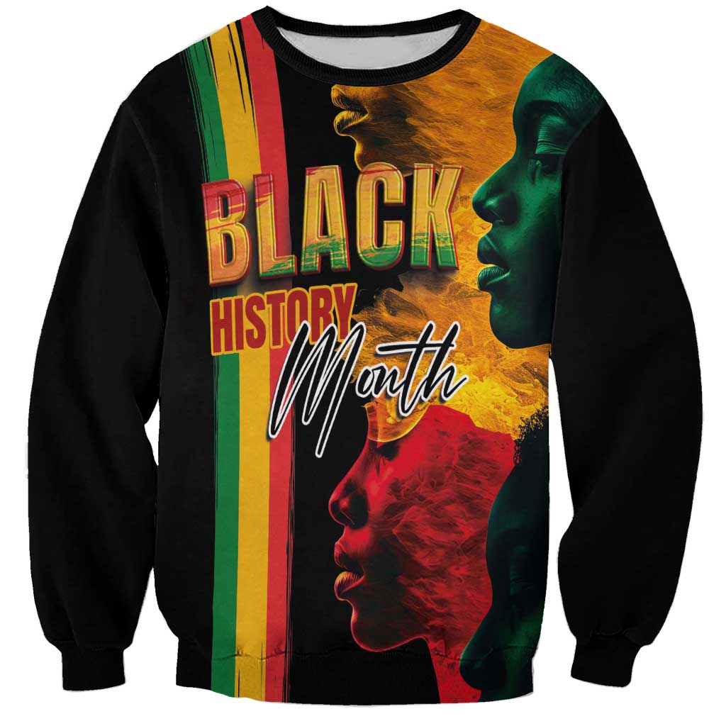 Black History Month Sweatshirt Black Soul - I'm Black Every Month - Wonder Print Shop