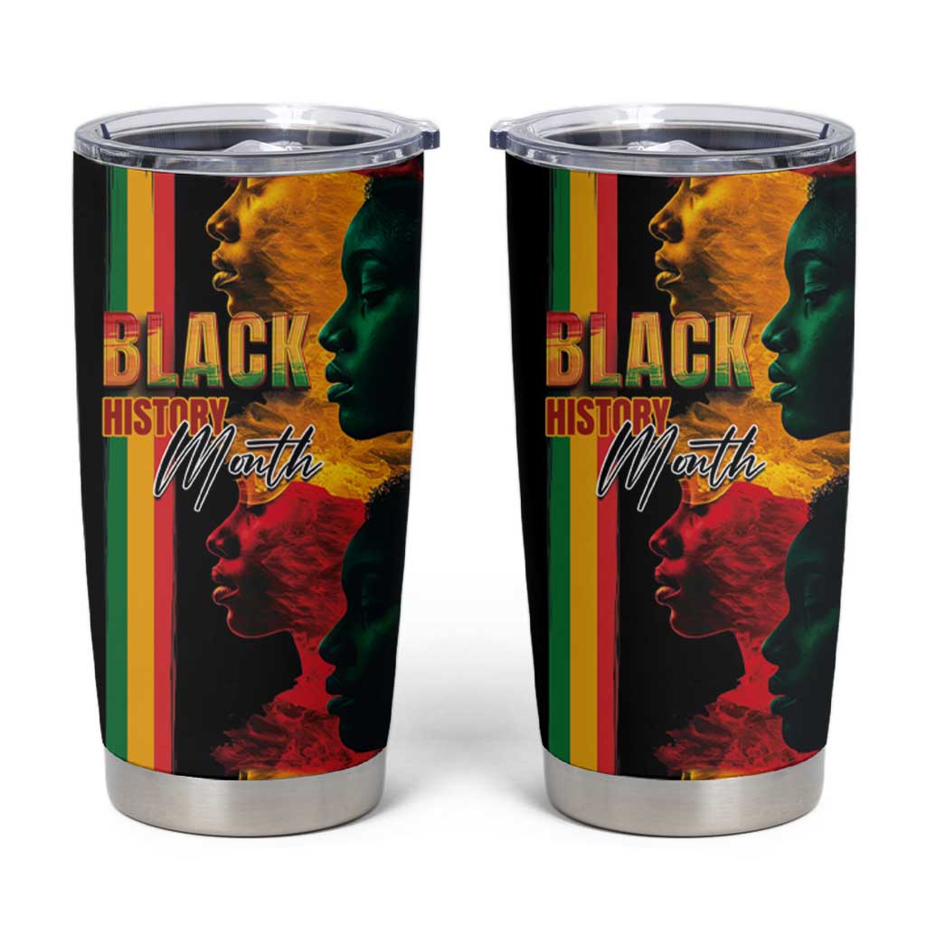 Black History Month Tumbler Cup Black Soul - I'm Black Every Month - Wonder Print Shop