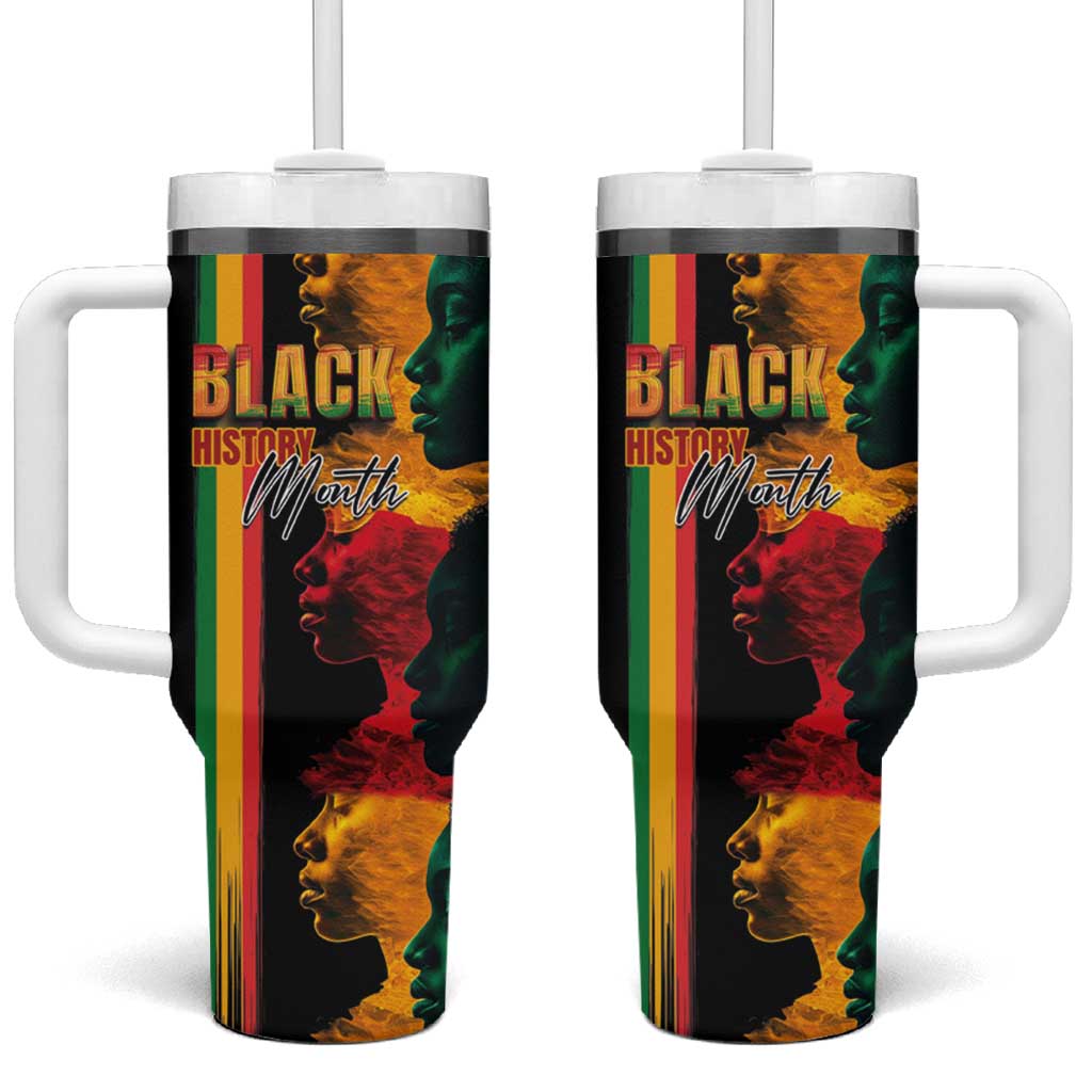Black History Month Tumbler With Handle Black Soul - I'm Black Every Month - Wonder Print Shop
