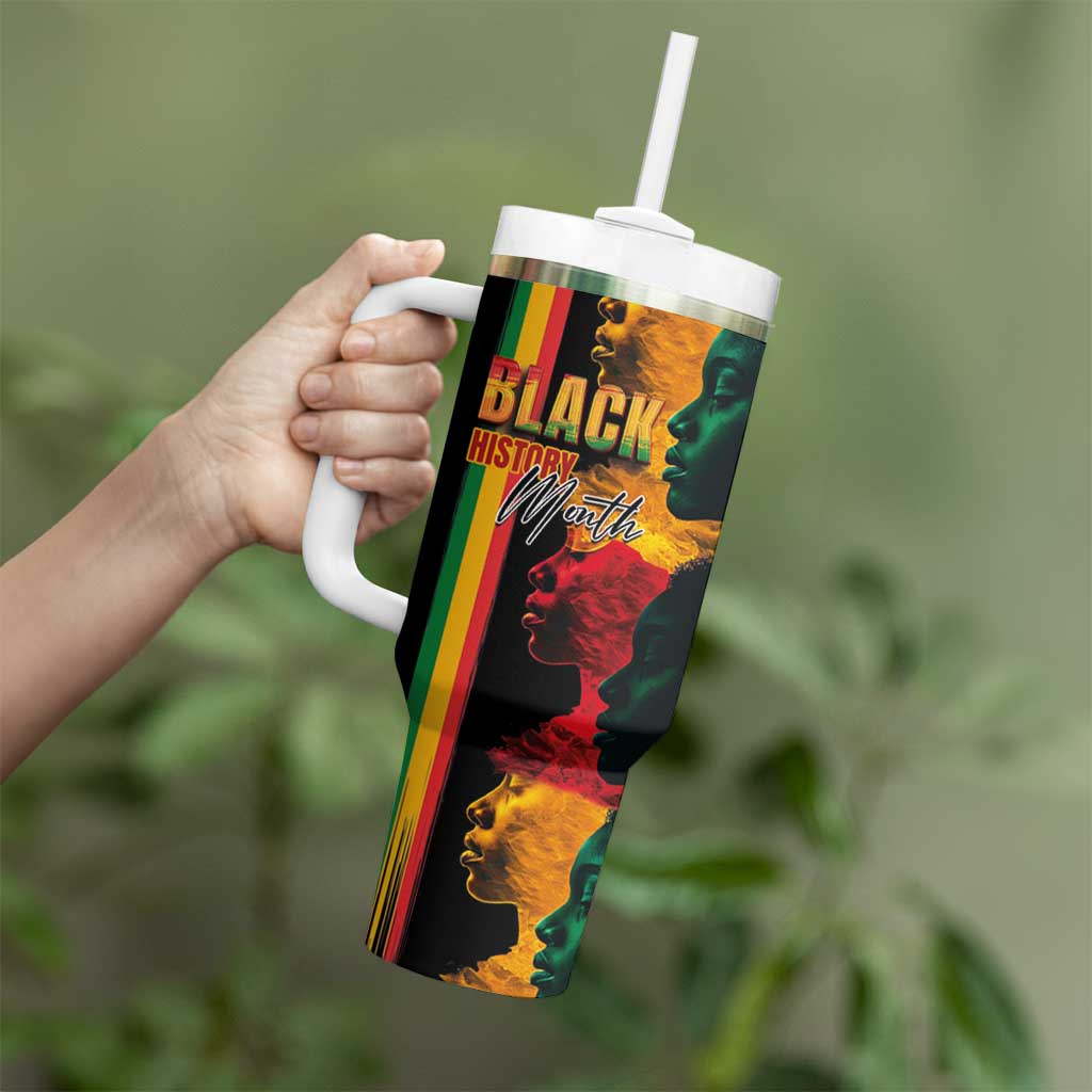 Black History Month Tumbler With Handle Black Soul - I'm Black Every Month - Wonder Print Shop