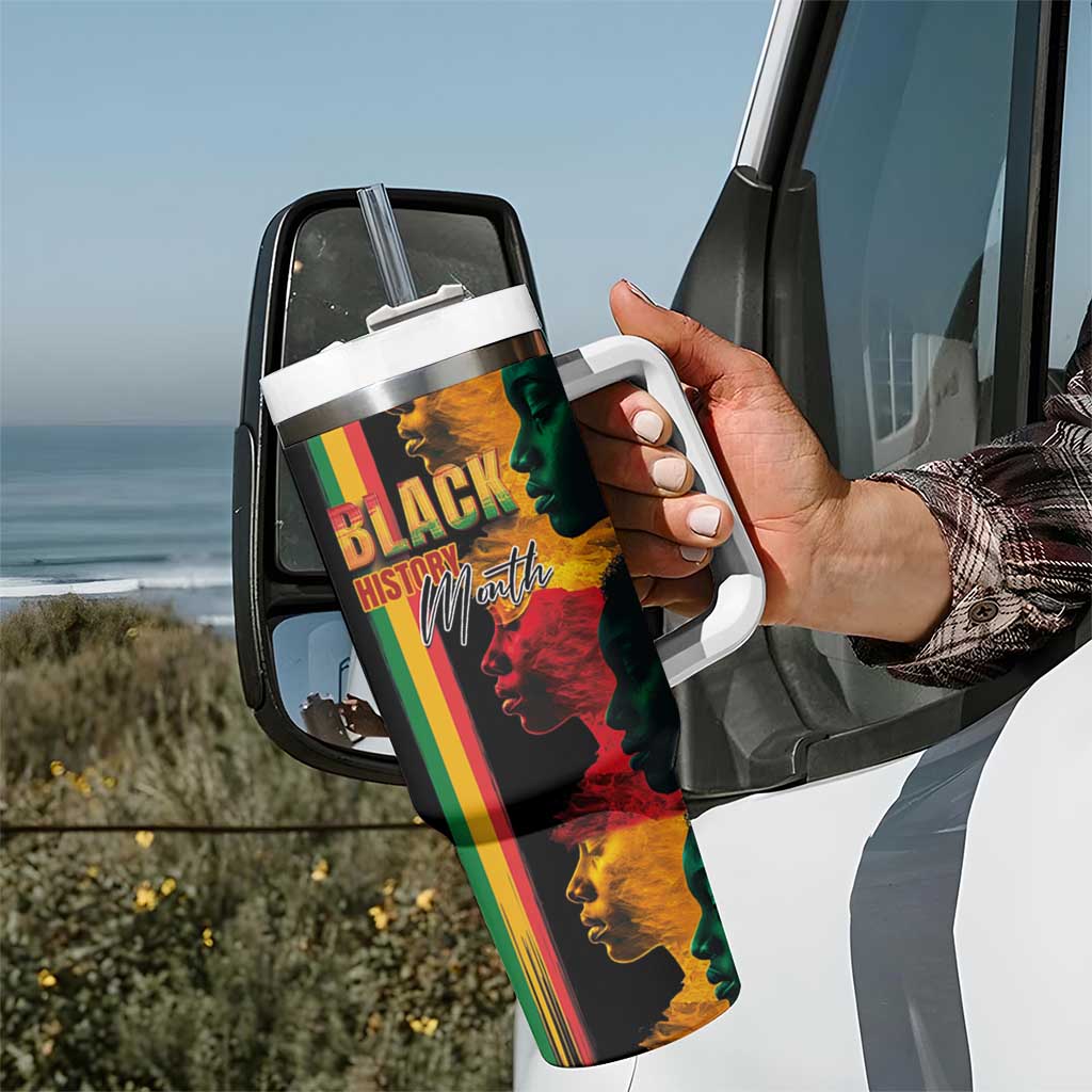 Black History Month Tumbler With Handle Black Soul - I'm Black Every Month - Wonder Print Shop