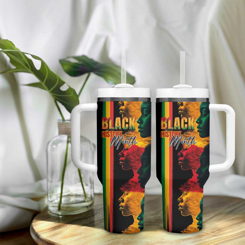 Black History Month Tumbler With Handle Black Soul - I'm Black Every Month - Wonder Print Shop